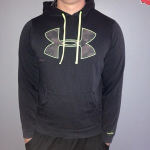 Neon Green and Black Hoodie Under Armour